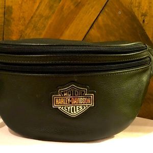 Harley Davidson Leather Fanny Pack